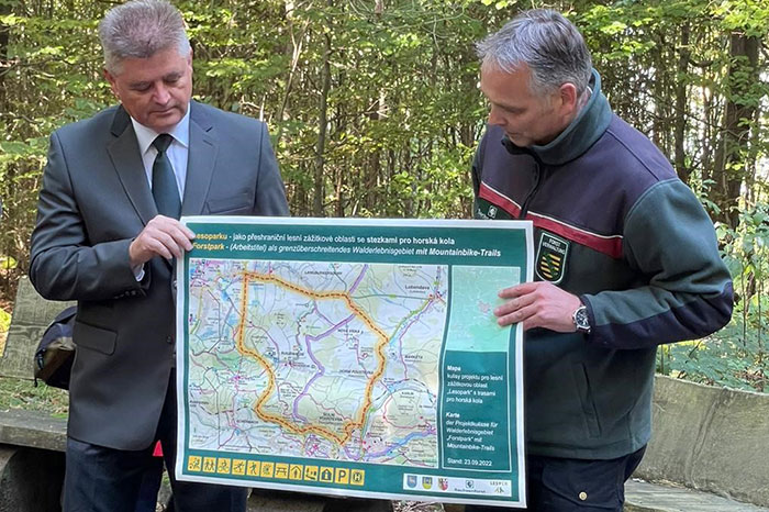 Unterzeichnung Absichtserklärung Forstpark