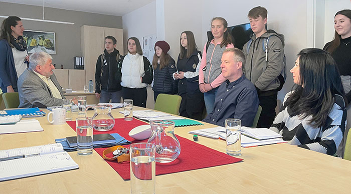 Berufsorientierungsprojekt - Schüler der Klasse 7 beim BM