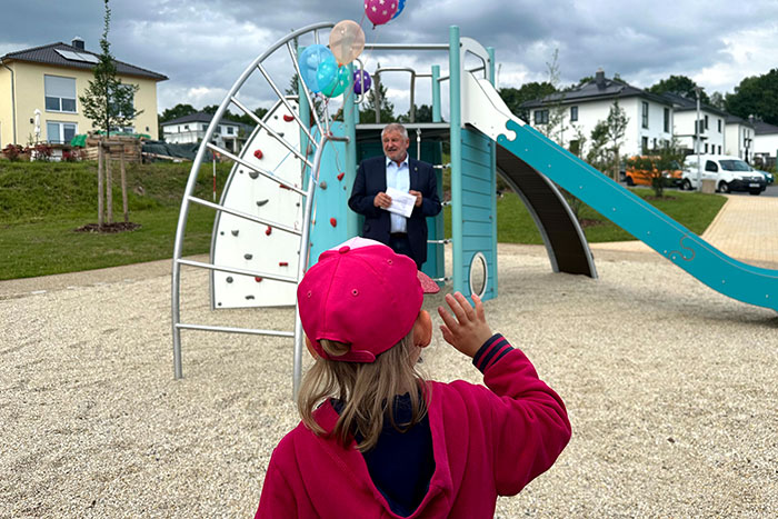 Einweihung Spielplatz