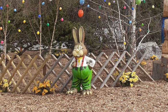 Neuer Hase am Kreisverkehr