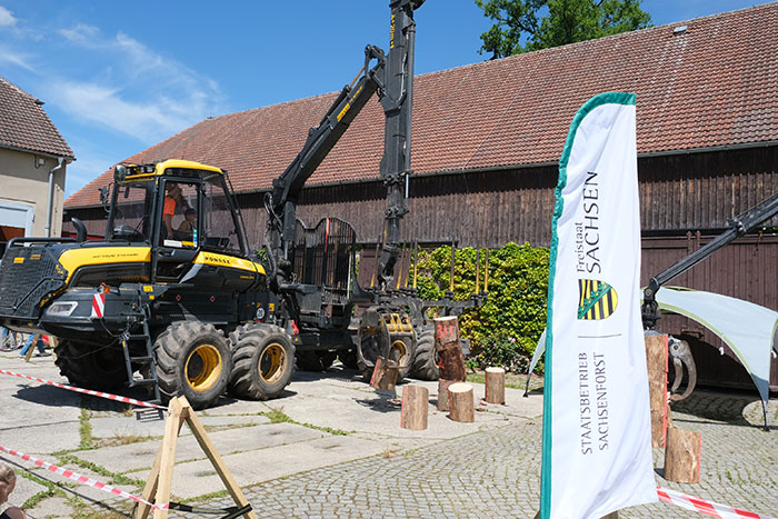 Vorführung Forsttechnik