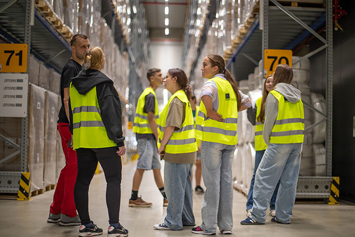 Schüler bei Gerodur