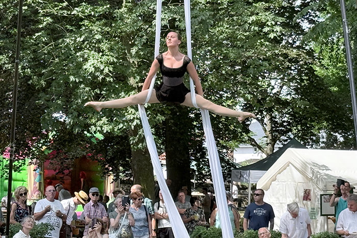 Vertikaltuchakrobatik