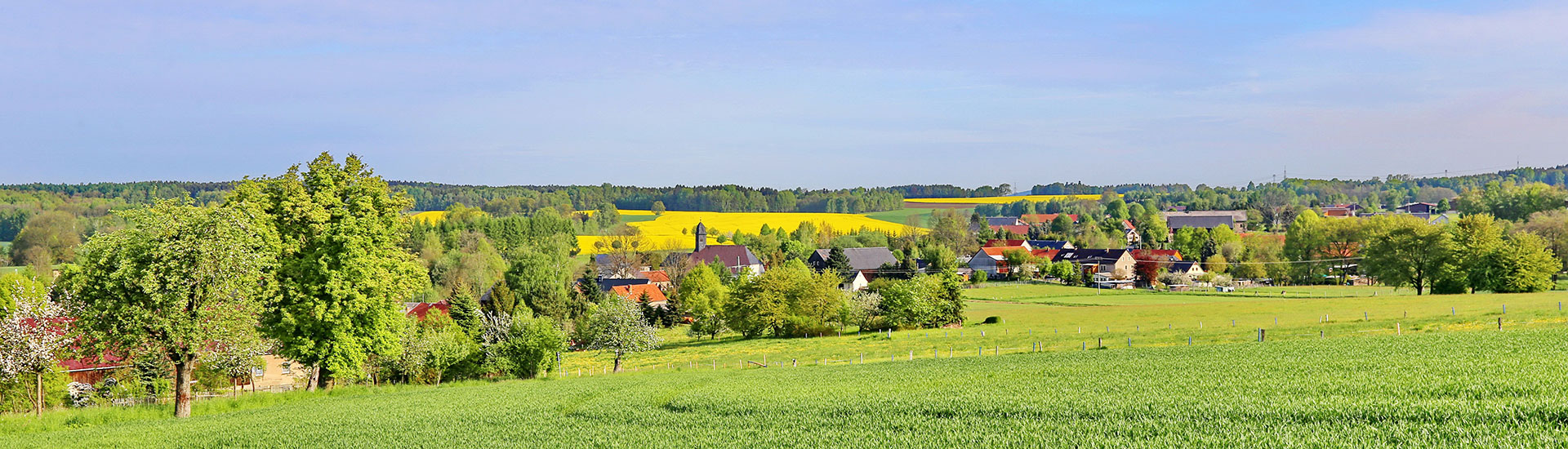 Blick auf Rückersdorf