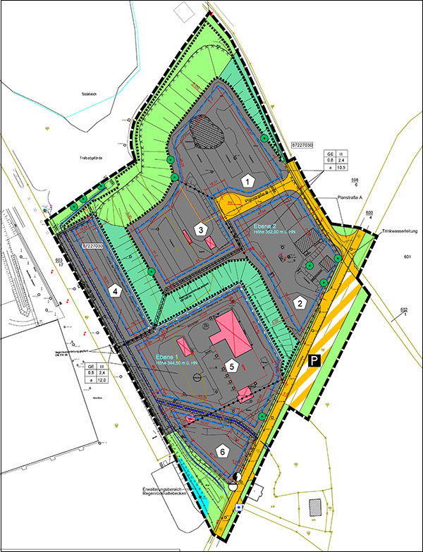 Planzeichnung Kirschallee 2 Planzeichnung Kirschallee 2